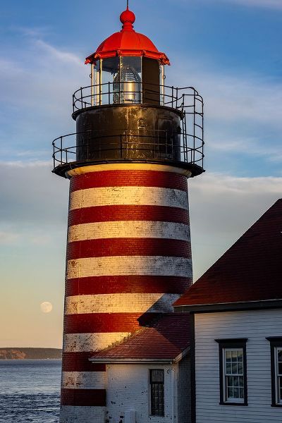 Haney, Chuck 아티스트의 West Quoddy Head Lighthouse is easternmost point in USA near Lubec-Maine-USA작품입니다.